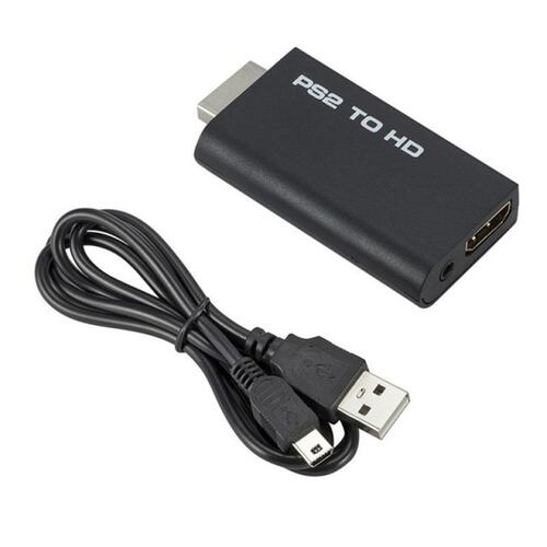For PS2 To HDMI-compatible Video Converter Adapter With 3.5m