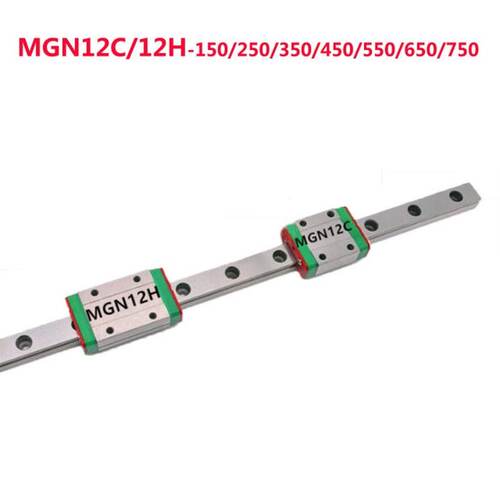 1PC MGN12 Linear Rail Guide Width 12mm Length 150 250 350 45