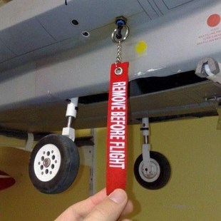 Remove Before Flight Embroidered Canvas Specil Luggage Tag L