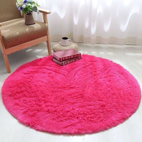 Round carpet powder yoga mat floor-to-ceiling mirror mat