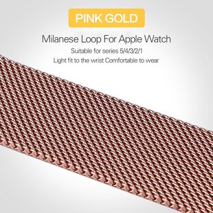 MiLAnese Loop bAnd for AppLe WAtch bAnd strAp 38MM 40MM for