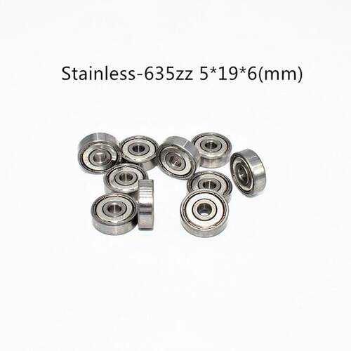 Stainless steel bearing 10PCS S635ZZ 5*19*6(mm) free shippin