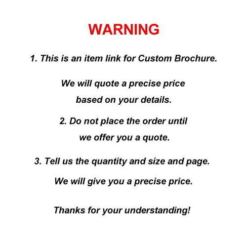 Brochure Corporate Company Printing Booklet Custom Design C