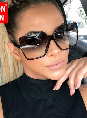 LEONLION Oversize Sunglasses Women Luxury Brand Designer Su