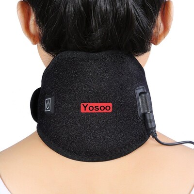 Brace-Protector Neck-Pad-Belt Heat-Massage Pain-Relief Yosoo