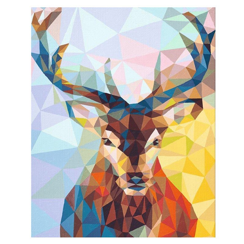 5 Pcs/Set Paint by Numbers for  DIY Paint by Number Kits for