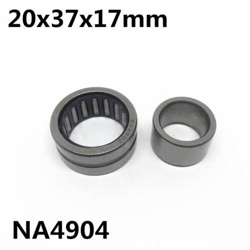 10pcs NA4904 needle roller bearing 20x37x17mm Bearing steel