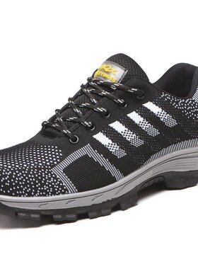Men Safety  Work BootsShoes  Construction Outdoor Steel Sho