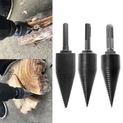 1PC 130x32mm Firewood Machine Drill Wood Cone Reamer Punch D
