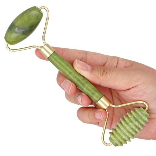 Face Massage Roller Jade Stone Slimming Facial Lift Hands Bo