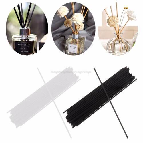 Fiber Sticks 50Pcs 21.5cmx3mm Diffuser Aromatherapy Volatile