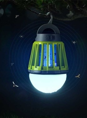 Portable Tent Light with 2000mAh Rechargeable Battery Insect