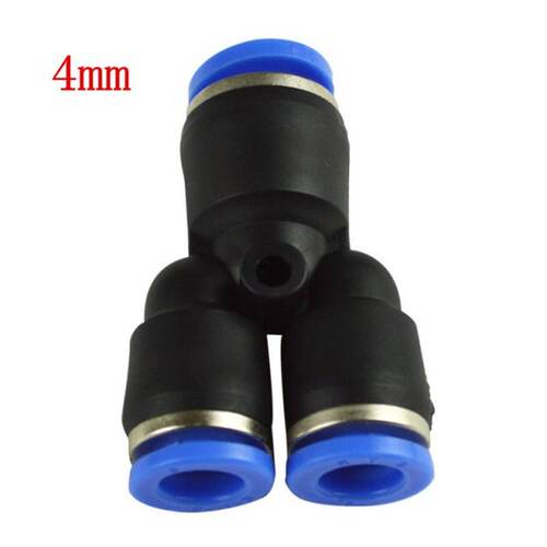 50 pcs PY4 4mm Y Union Tube Quick Connecting One Touch Fitti