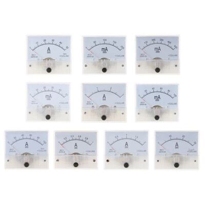 85C1 Ammeter DC Analog Current Meter Panel Mechanical Pointe