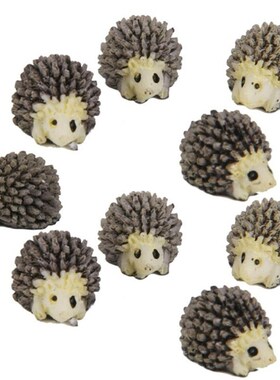 10pcs Miniature Dollhouse Bonsai Fairy Garden Landscape Hedg