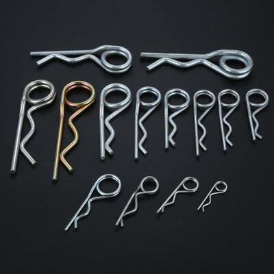 20/10/5/2/1pcs Steel Double Ring Cotter Pins Double Coil R C