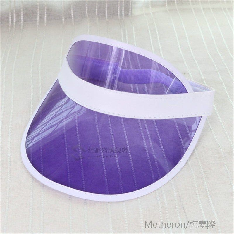 kajeer new summer ni wo  sun hat candy color transparent emp