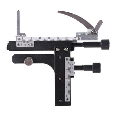 Microscope Attachable Mechanical Stage X-Y Moveable Caliper