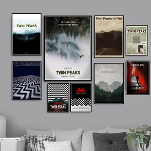 Twin Peaks TV Series Shows Classic Movie Anime Poster And P