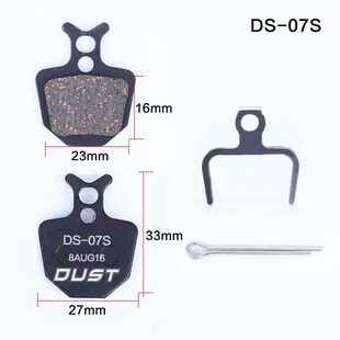 Semi-Metallic Bicycle Disc Brake Pads for Shimano Deore XT S