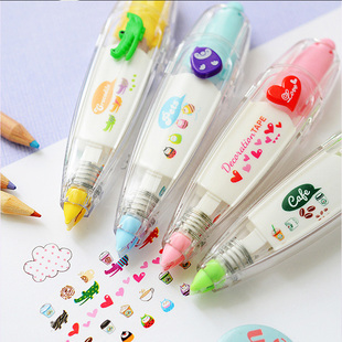 DIY Cartoon Decorative Correction Tape Cute Kawaii Flower La