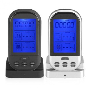 Wireless Dual Probe Digital Meat Oven Thermometer for Kitche