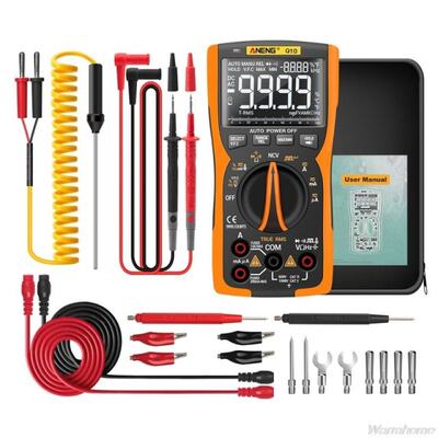 Q10 Digital Multimeter 9999 Counts LCR Meter  True RMS Analo