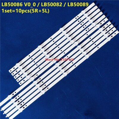 10pcs/set LED backlight strip for 50PUS6162/12 50PUS6703 50