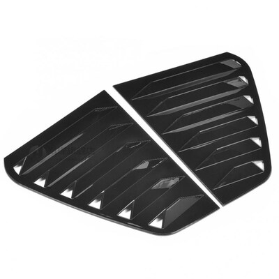 1 Pair Car Side Vent Window Scoop Louver Trim Cover Car Modi