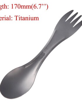 Picnic hike outdoor tableware long cutlery Spork fork spoon