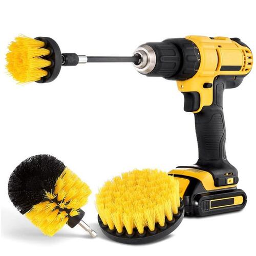 4Pcs Combinate Drill Brush Power Scrubbing Brush Drill Spin