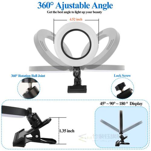 Selfie Ring Light For Laptop Computer Desktop Youtube, Ring