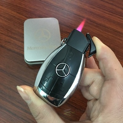 New Creative LED Car Jet Torch Lighter Turbo Butane Gas Infl