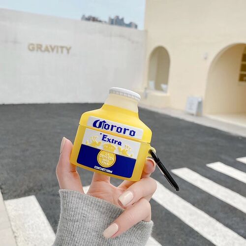 New 3D Mexico beer Soft Silicone Case For apple Airpods 1 2