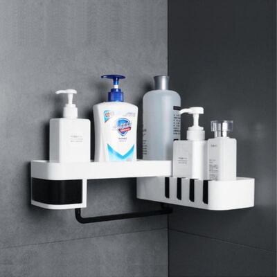 Shower Storage Holder Toilet Organizer Shampoo Cosmetic Tray