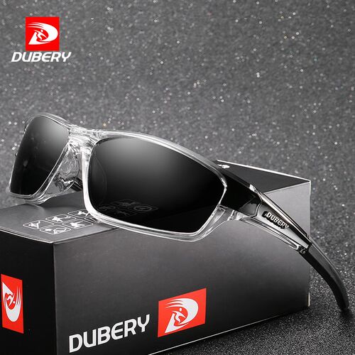 DUBERY Brand Design  Men's Glasses Polarized Black Driver S