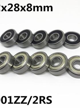 10Pcs High quality 6001ZZ 6001-2RS ball bearing 12x28x8 mm d