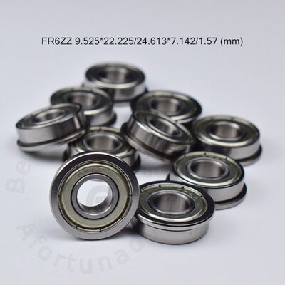 Flange  10pcs FR6ZZ 9.525*22.225(24.613)*7.142MM Free shippi