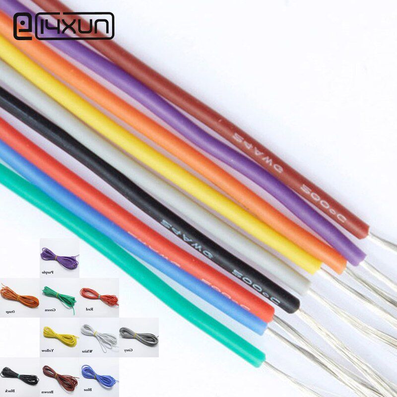 5metre 24AWG Silicone Wire Ultra Flexiable Cable 0.2mm2 High - 实物图