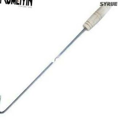 ainless Steel Beef Meat Hooks Long Handle Roast Duck Bacon-