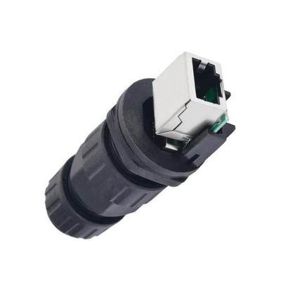 Nylon RJ45 Interface Connector Pluggable Transposon IP68 Net