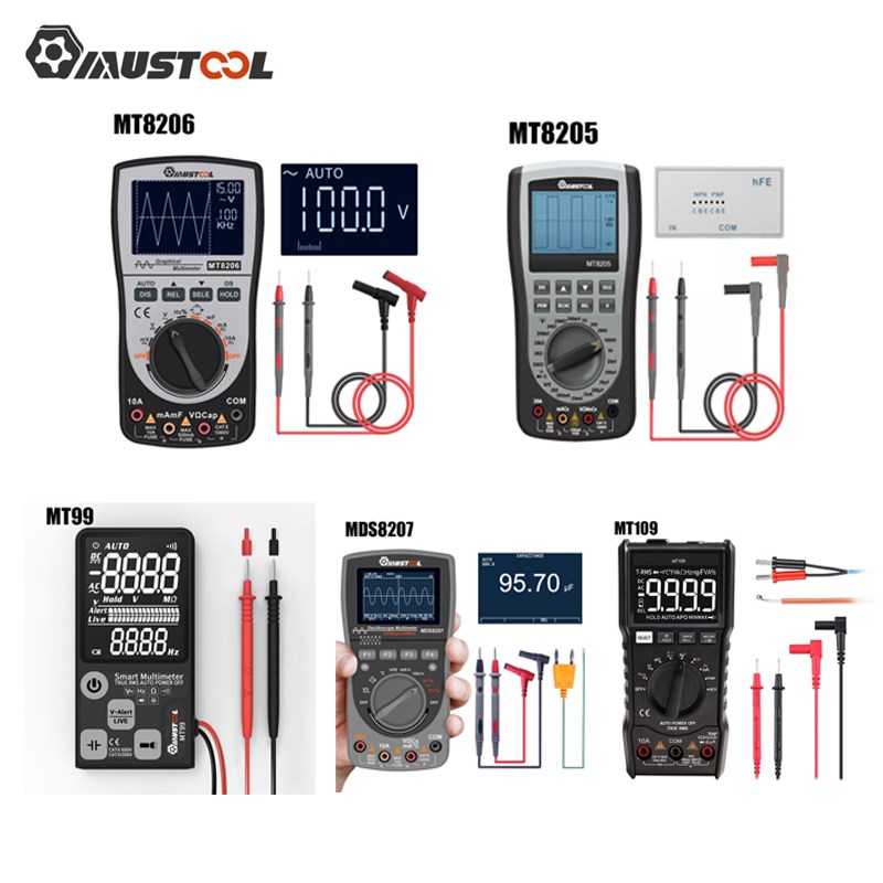 TOOLTOP ET826 828 2 in 1 Oscilloscope Multimeter Digital Int