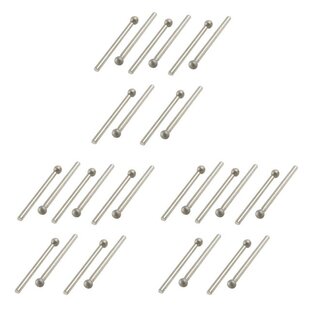 30 Pcs 5mm Ball Nose 3mm Shank Diamond Mounted Point Grindin