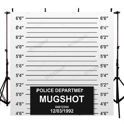 Custom Criminal Mug Shot Police Lineup Mugshot Photography