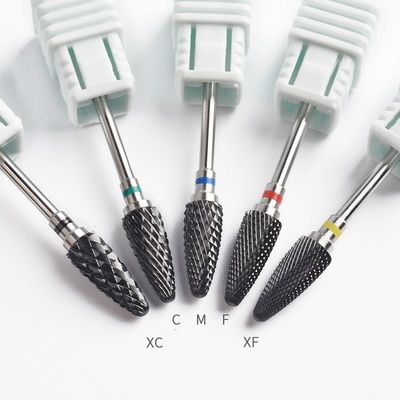 5 Type Black Ceramic Nail Drill Bits Milling Cutter For Rot