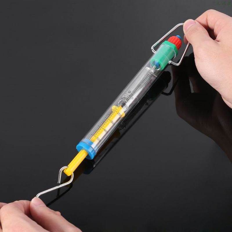 newton force meter spring scale 5n 500g dual scale labeled b