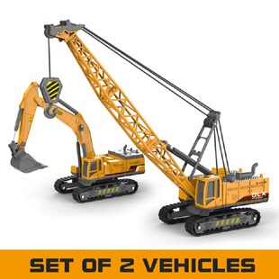 Crane Toy Construction Vehicle 1:50 Diecast Engineering Toys