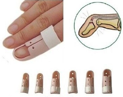 Hot 1Pc Plastic Hand Finger Splints Support Brace Mallet Spl
