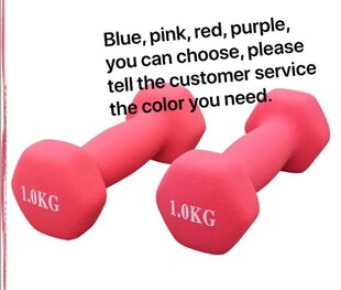 s Dumbbells Vinyl Dumbells Set Home Fitness Exercise Ladies