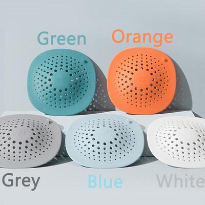 Sink Sewer Filter Silicone Kitchen Bathroom Anti Clogging Ba